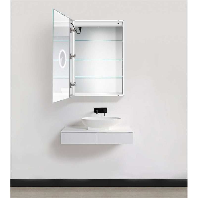 Load image into Gallery viewer, Krugg Svange 24" X 36" LED Medicine Cabinet with Dimmer & Defogger LEFT HINGE SVANGE2436L