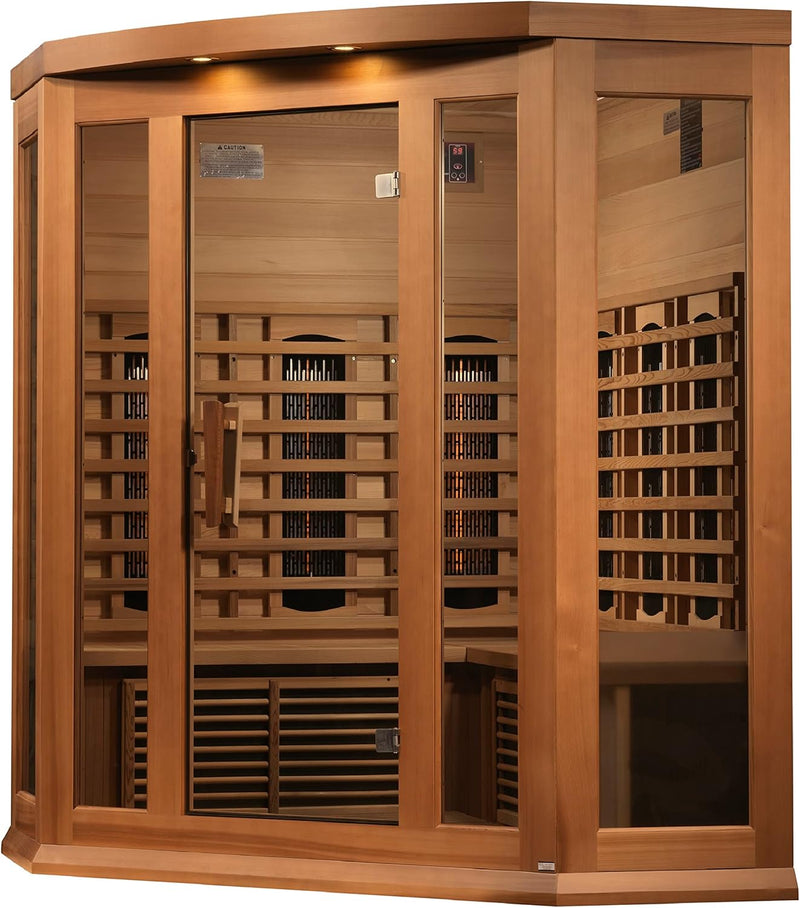 Load image into Gallery viewer, Maxxus MX-M356-01-FS Full Spectrum FAR Infrared Sauna – 3 Person, Hemlock