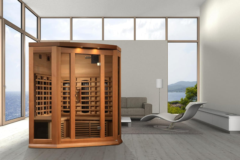 Load image into Gallery viewer, Maxxus MX-M356-01-FS Full Spectrum FAR Infrared Sauna – 3 Person, Hemlock
