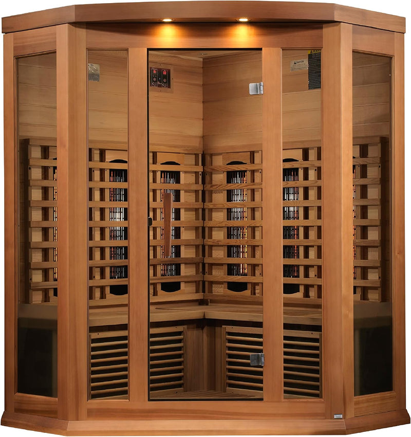 Load image into Gallery viewer, Maxxus MX-M356-01-FS Full Spectrum FAR Infrared Sauna – 3 Person, Hemlock