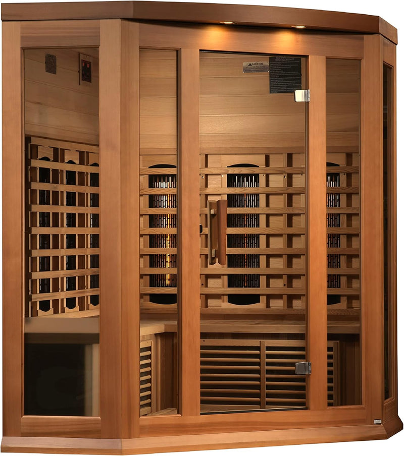Load image into Gallery viewer, Maxxus MX-M356-01-FS Full Spectrum FAR Infrared Sauna – 3 Person, Hemlock
