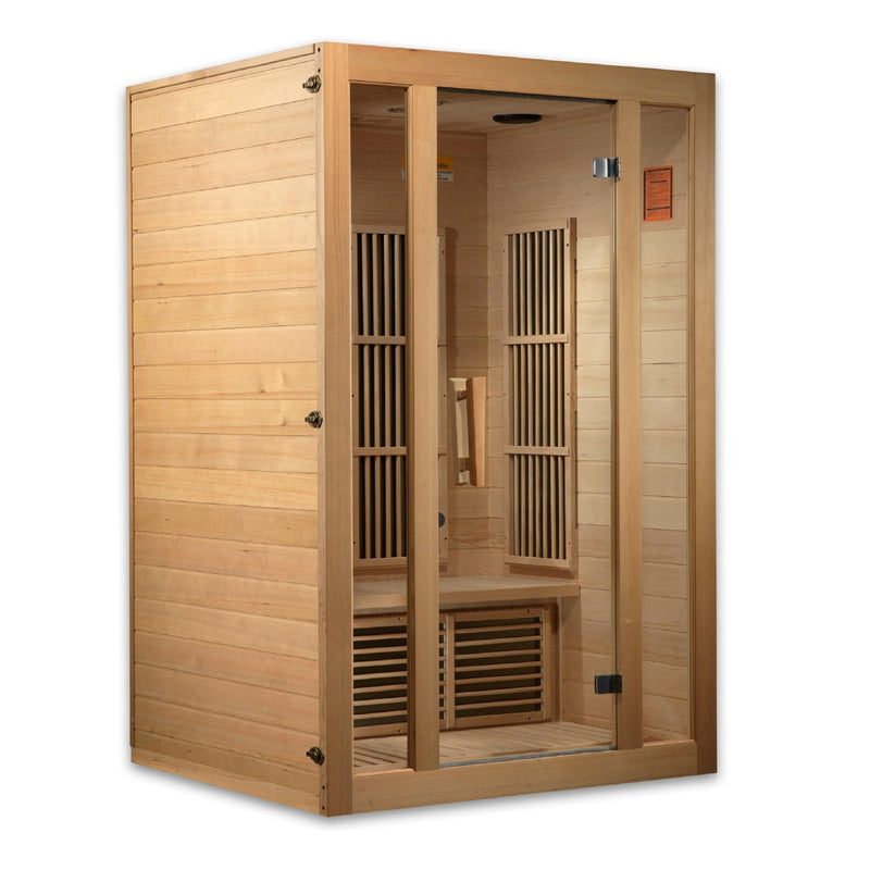 Load image into Gallery viewer, Maxxus Seattle 2-Person Infrared Sauna – Low EMF, Bluetooth Speakers, Red Light Therapy