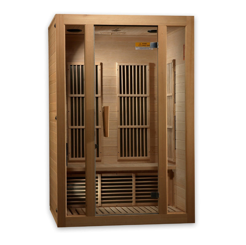 Load image into Gallery viewer, Maxxus Seattle 2-Person Infrared Sauna – Low EMF, Bluetooth Speakers, Red Light Therapy