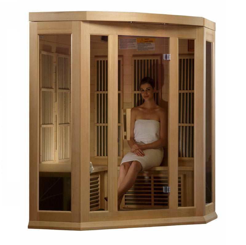 Load image into Gallery viewer, Maxxus Ultra Low EMF (Under 2MG) FAR Infrared Sauna – Canadian Hemlock