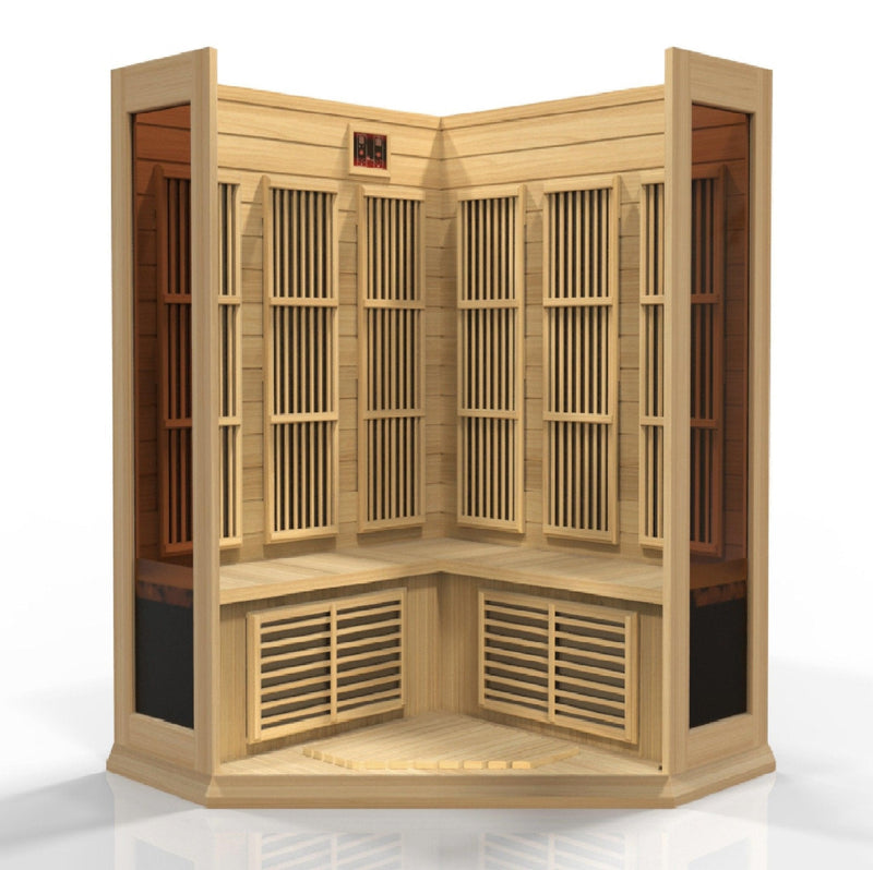 Load image into Gallery viewer, Maxxus Ultra Low EMF (Under 2MG) FAR Infrared Sauna – Canadian Hemlock