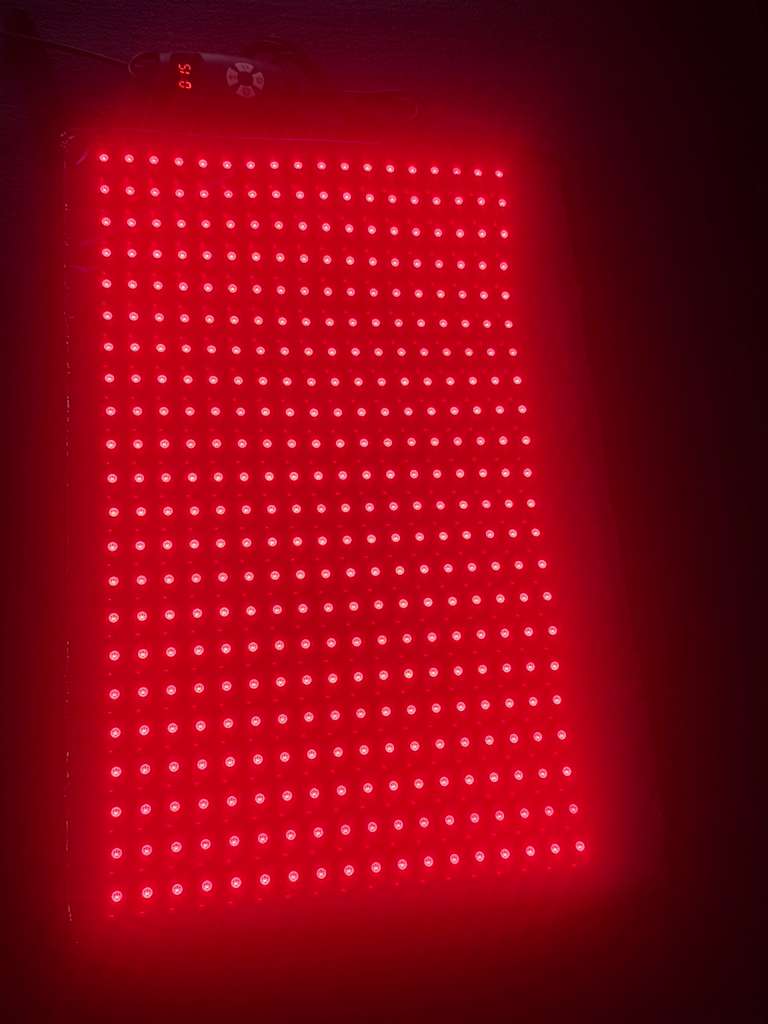 Load image into Gallery viewer, Medium Red Light Pad for Pain Relief & Recovery | 16" x 11" | 1188 LEDs + 12V Car Adapter