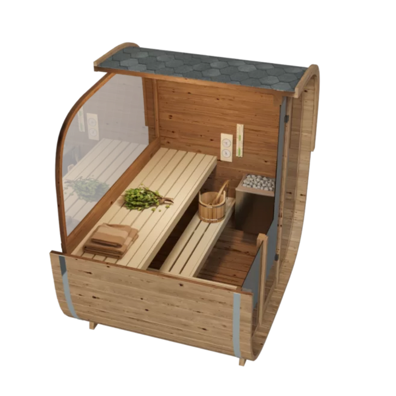 Load image into Gallery viewer, SAUNA EVOLUTION® Square Sauna Minimalist Refresh 6