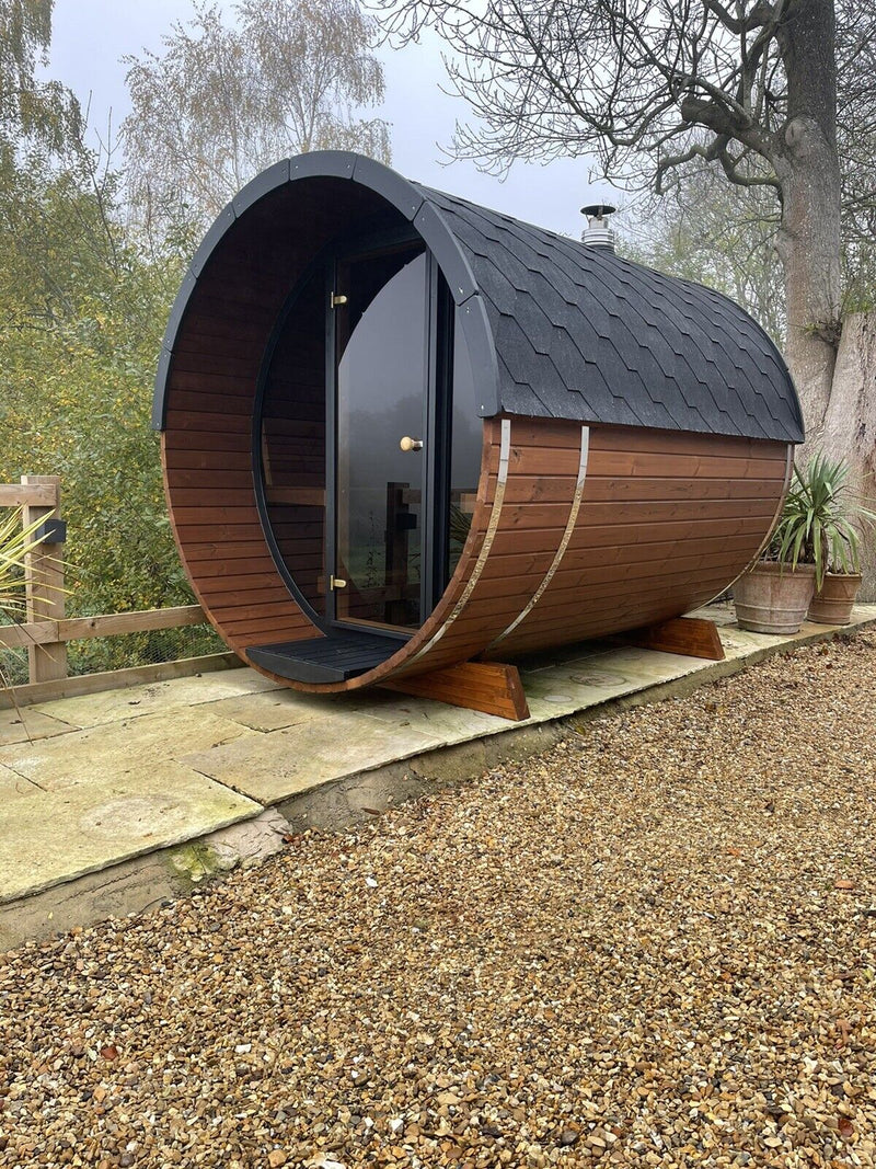 Load image into Gallery viewer, SAUNA EVOLUTION® Barrel Sauna Serenity Nature Air 7