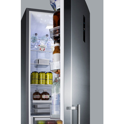 Load image into Gallery viewer, Summit 24" Wide Bottom Freezer Refrigerator FFBF181ES2