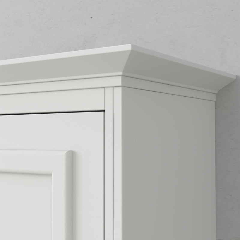 Load image into Gallery viewer, Murphy Bed With Desk & 2 Storage Cabinets, Queen Size, White by Leto Muro