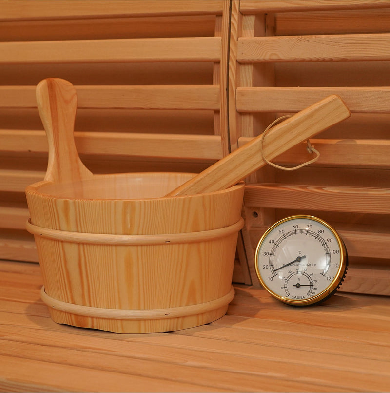 Load image into Gallery viewer, SAUNA EVOLUTION®  6 Person Modern Outdoor Sauna Cabin 02
