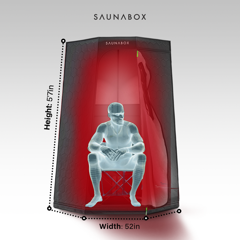 Load image into Gallery viewer, SaunaBox® Pulse: Infrared Sauna with Red-light Therapy
