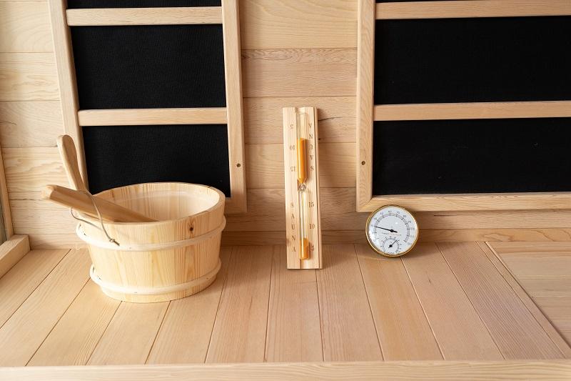 Load image into Gallery viewer, SAUNA EVOLUTION® Double Layer Bench Steam and Infrared Indoor Sauna Room Dual System 07
