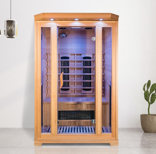 Load image into Gallery viewer, SAUNA EVOLUTION®  Indoor Wooden Dry Cabin Customized Sauna Room Far Infrared 04
