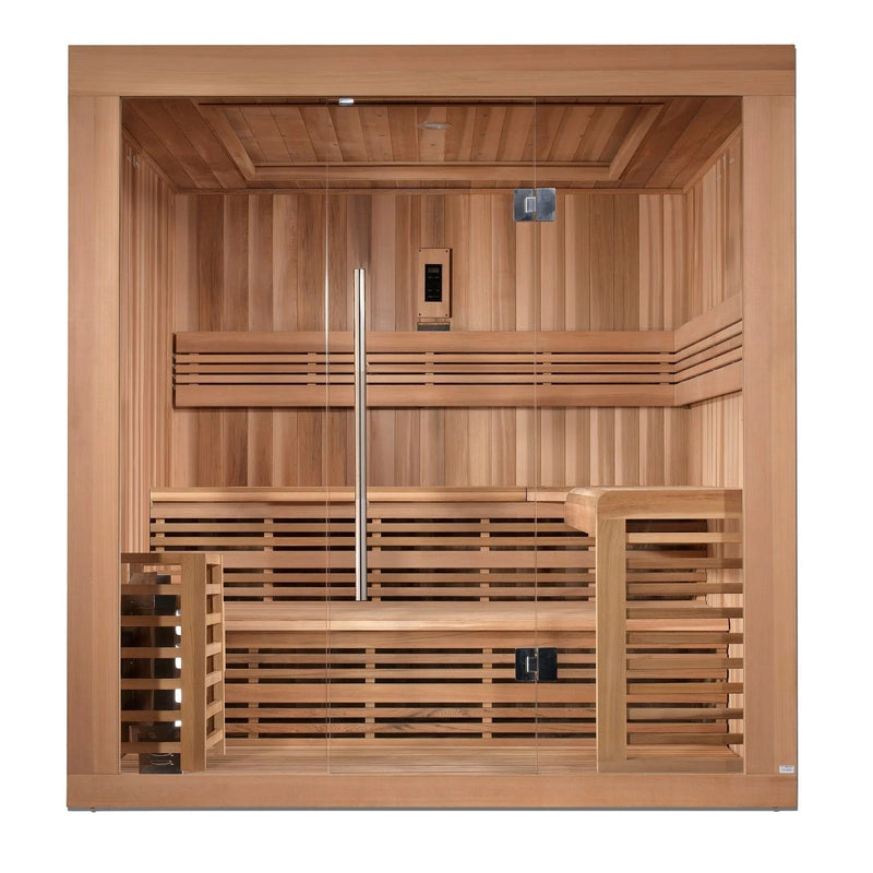 Load image into Gallery viewer, SAUNA EVOLUTION® 3 PERSON TRADITIONAL STEAM SAUNA MODERN RELAX 2
