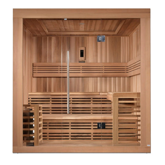 SAUNA EVOLUTION® 3 PERSON TRADITIONAL STEAM SAUNA MODERN RELAX 2