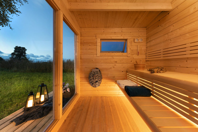 Load image into Gallery viewer, SAUNA EVOLUTION® Cabin Sauna Eco Oasis 3
