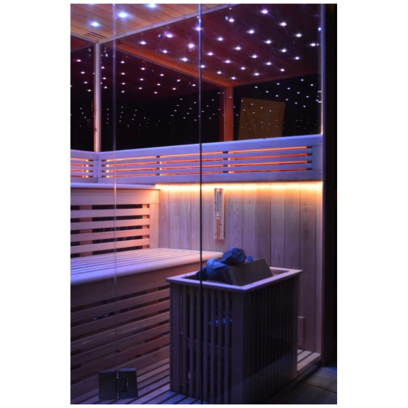 Load image into Gallery viewer, SAUNA EVOLUTION®  Indoor New Exclusive Mirror Steam Sauna Glass 13
