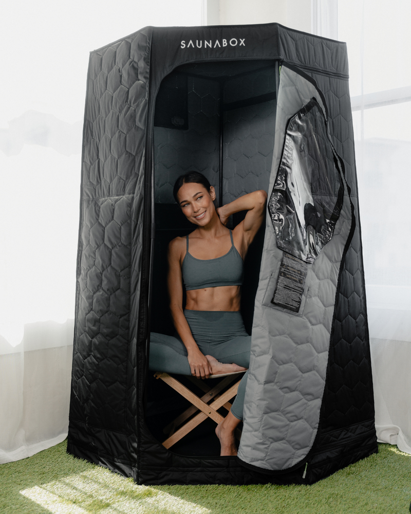 Load image into Gallery viewer, SaunaBox® Pulse: Infrared Sauna with Red-light Therapy
