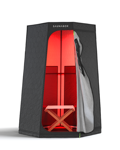 SaunaBox® Pulse: Infrared Sauna with Red-light Therapy