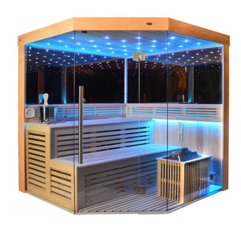 Load image into Gallery viewer, SAUNA EVOLUTION®  Indoor New Exclusive Mirror Steam Sauna Glass 13
