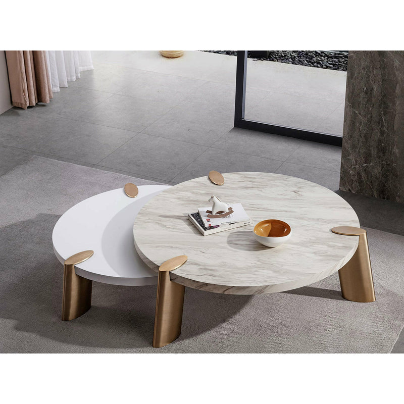 Load image into Gallery viewer, Whiteline Modern Living - Mimeo Coffee Table CT1657S-WHT
