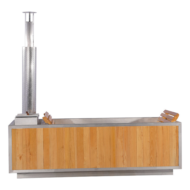 Load image into Gallery viewer, SAUNA EVOLUTION® Outdoor Red Cedar Wooden Hot Tub
