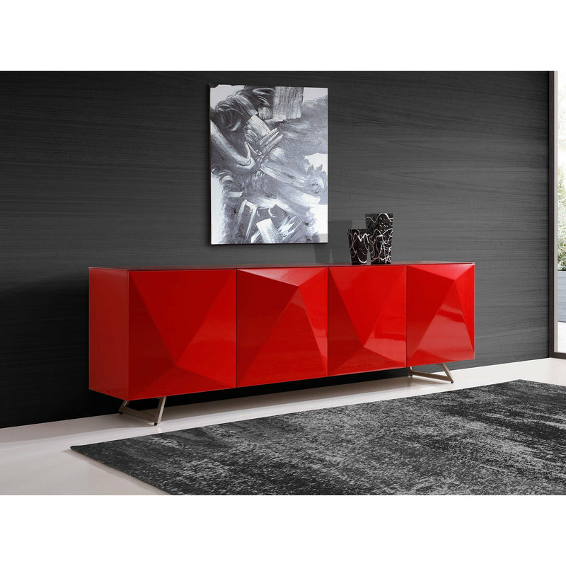 Load image into Gallery viewer, Whiteline Modern Living - Samantha Buffet SB1193-RED
