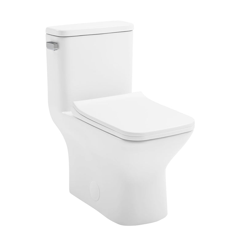 Load image into Gallery viewer, Swiss Madison Carre One Piece Square Toilet Side Flush - SM-1T258
