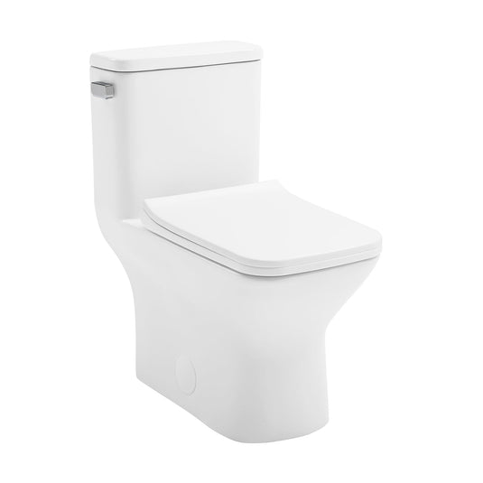 Swiss Madison Carre One Piece Square Toilet Side Flush - SM-1T258