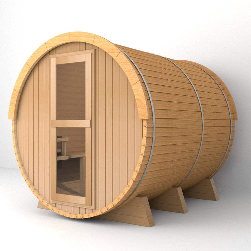 Load image into Gallery viewer, SAUNA EVOLUTION® Barrel Sauna Serenity Nature Air 4
