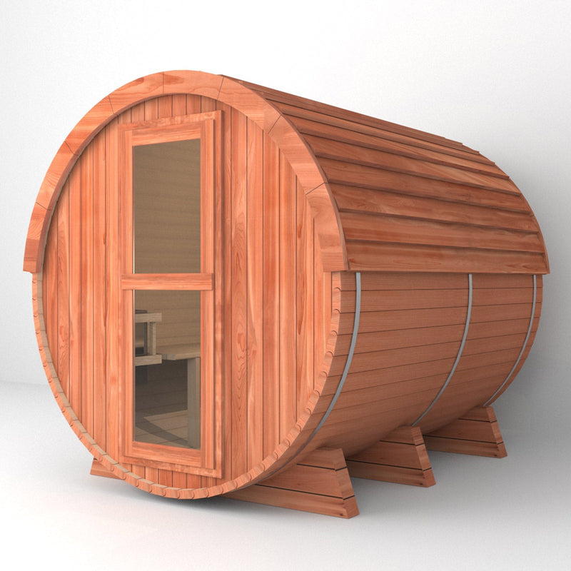 Load image into Gallery viewer, SAUNA EVOLUTION® Barrel Sauna Serenity Nature Air 4
