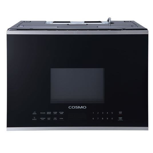 Cosmo 24'' 1.34 cu. ft. Over the Range Microwave in Stainless Steel with Vent Fan COS-2413ORM1SS