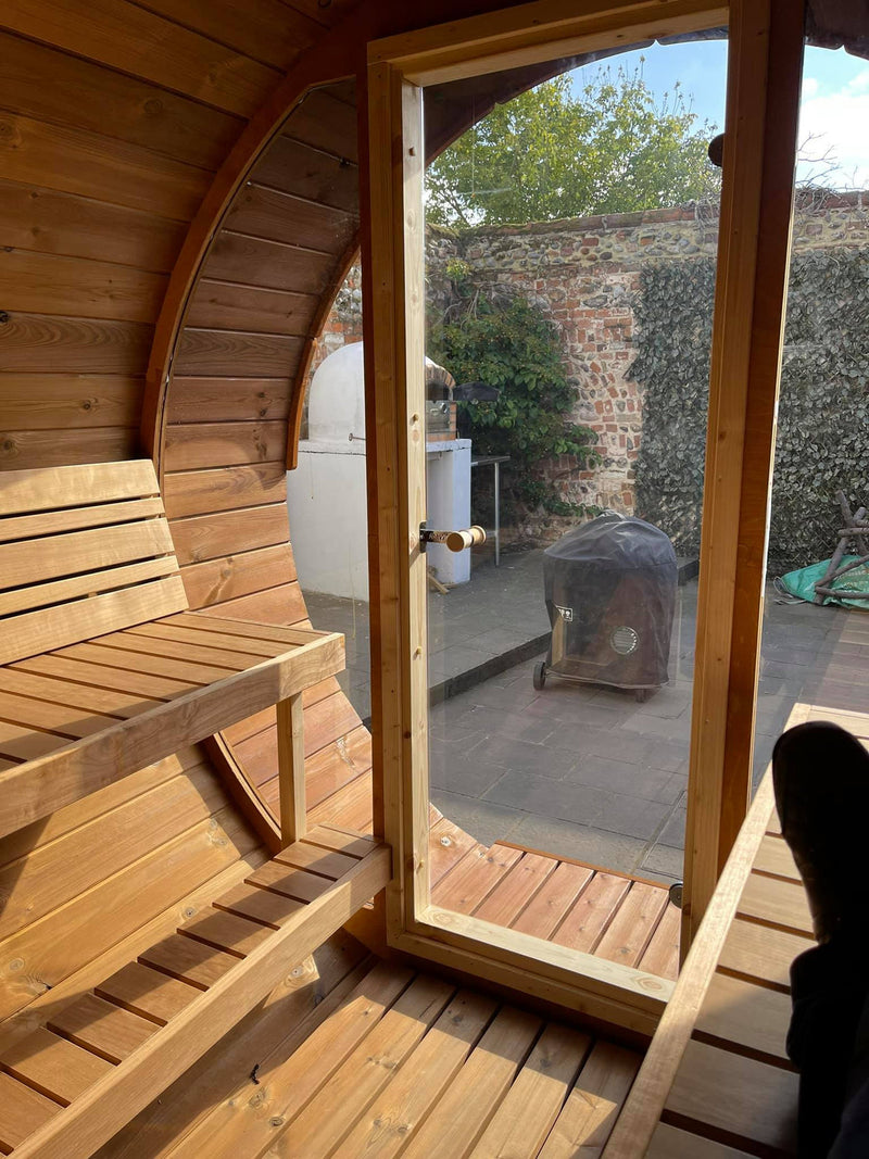 Load image into Gallery viewer, SAUNA EVOLUTION® Barrel Sauna Serenity Nature Air 7
