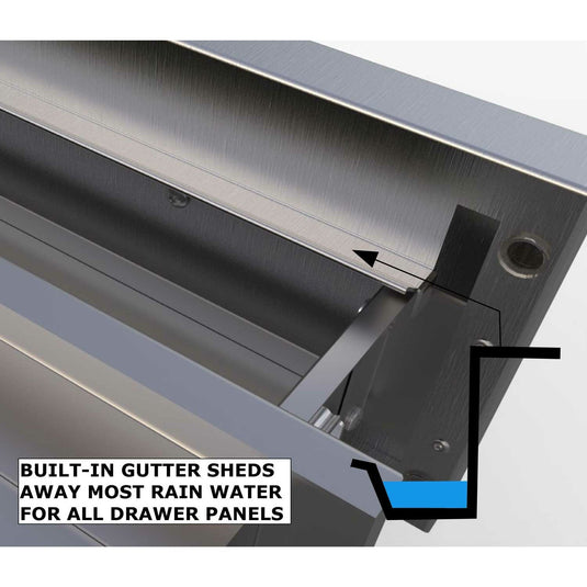 Sunstone Designer Series 30"W x 6-1/2"H Multi-Configurable Drawer with Self-Leveling Legs DE-SD30