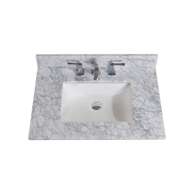 Load image into Gallery viewer, Altair 31" Natural Marble Vanity Top with White Sink 64031-CTP-CA
