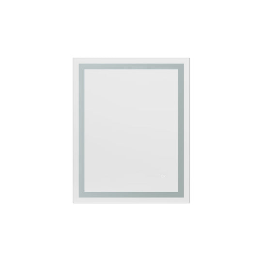 Altair  Genova 24” Rectangle Frameless Modern LED Bathroom Vanity Mirror 744024-LED-NF