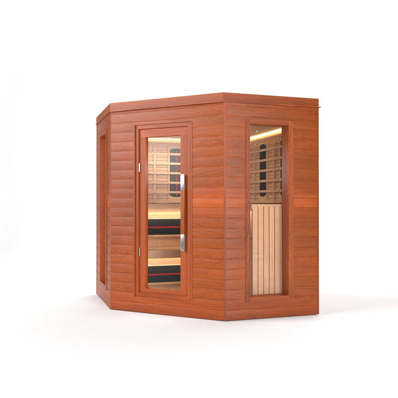 Load image into Gallery viewer, SAUNA EVOLUTION®  Indoor Luxury Cabin Corner Sauna Luna - 1
