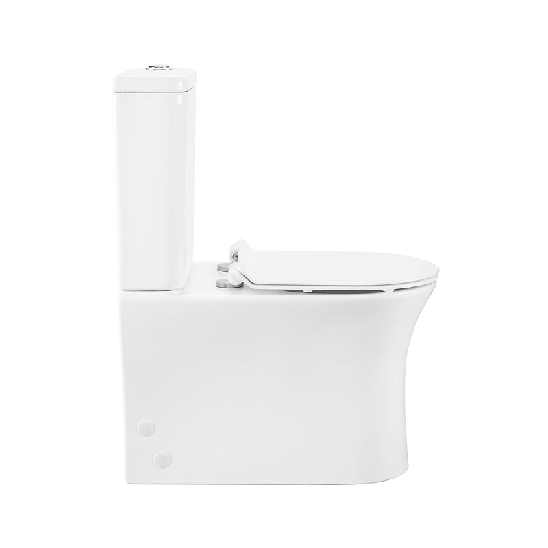 Load image into Gallery viewer, Swiss Madison Calice Two-Piece Elongated Rear Outlet Toilet Dual-Flush 0.8/1.28 gpf - SM-2T120
