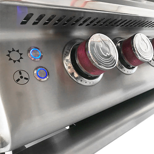 Load image into Gallery viewer, Cal Flame 32" Built In Convection Gas Grill with 4 Burners BBQ19874CP
