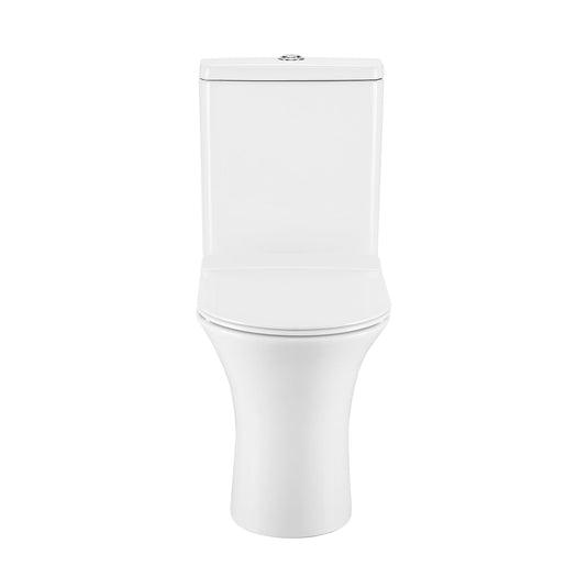 Swiss Madison Calice Two-Piece Elongated Rear Outlet Toilet Dual-Flush 0.8/1.28 gpf - SM-2T120