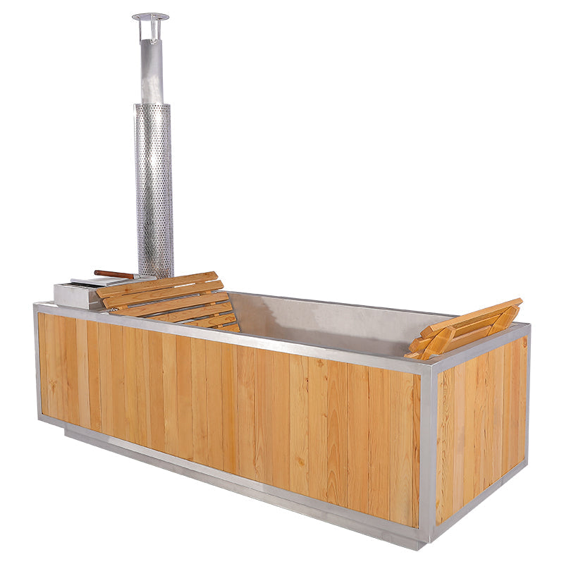 Load image into Gallery viewer, SAUNA EVOLUTION® Outdoor Red Cedar Wooden Hot Tub
