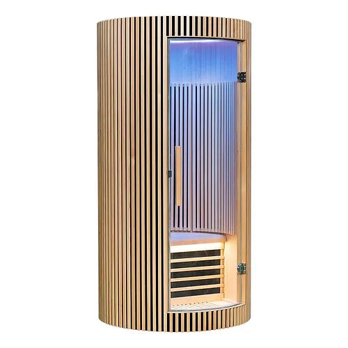 Load image into Gallery viewer, SAUNA EVOLUTION®  Hemlock Round Indoor Sauna Room Far Infrared 08
