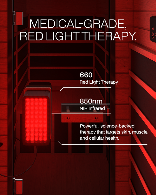 SaunaBox® Solara: Full Spectrum Infrared Sauna