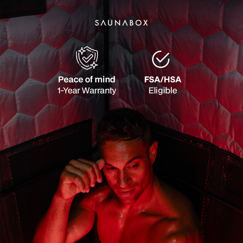 Load image into Gallery viewer, SaunaBox® Pulse: Infrared Sauna with Red-light Therapy
