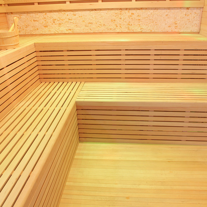 Load image into Gallery viewer, SAUNA EVOLUTION® Include Therapy Wood Traditional Steam Sauna Modern Relax 7

