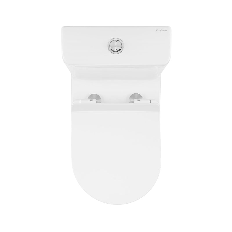 Load image into Gallery viewer, Swiss Madison Calice Two-Piece Elongated Rear Outlet Toilet Dual-Flush 0.8/1.28 gpf - SM-2T120
