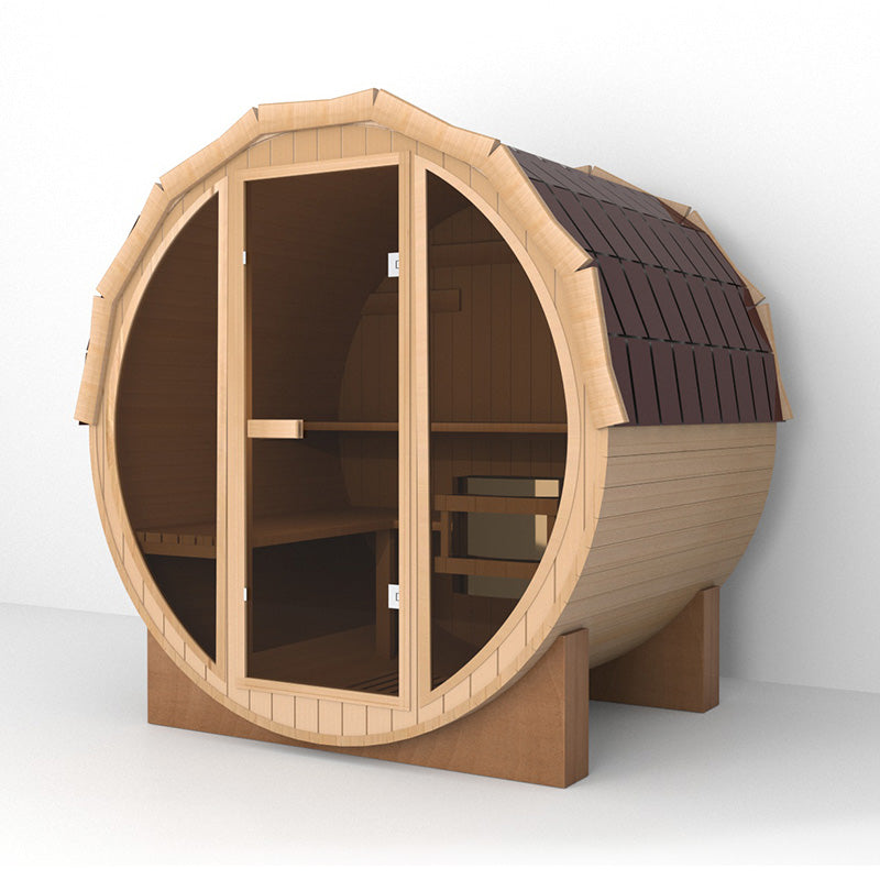 Load image into Gallery viewer, SAUNA EVOLUTION® Barrel Sauna Serenity Nature Air 3
