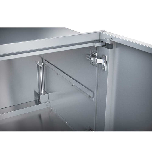 Sunstone Designer Series 30" W Multi-Configurable Double Door Dry Storage Pantry with Shelf & Utility Access DE-DDP30