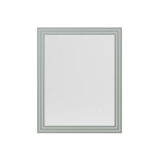 Altair  Livorno 24” Rectangle Frameless Modern LED Bathroom Vanity Mirror 742024-LED-NF